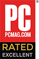 PCMag ‘Excellent’ rating