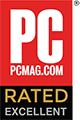 PCMag's 'Excellent' rating